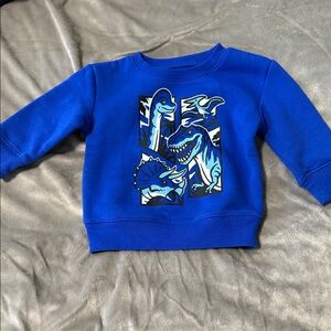 Blue Dinosaur Baby Sweatshirt